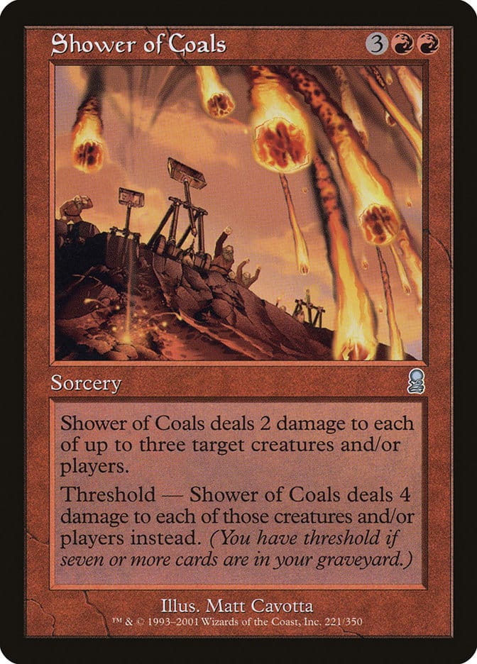 Shower of Coals [Odyssey] Magic: The Gathering