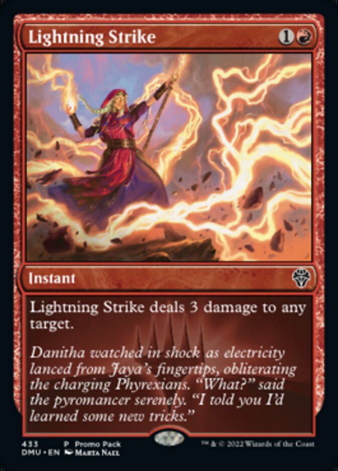 Lightning Strike (Promo Pack) [Dominaria United Promos] Magic: The Gathering