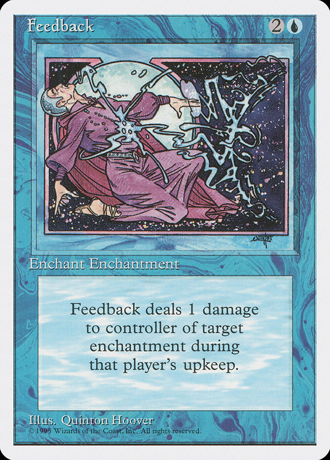 Feedback [Fourth Edition] Magic: The Gathering