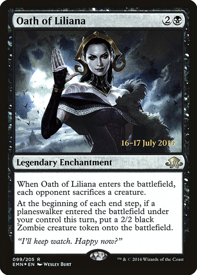 Oath of Liliana [Eldritch Moon Prerelease Promos] Magic: The Gathering