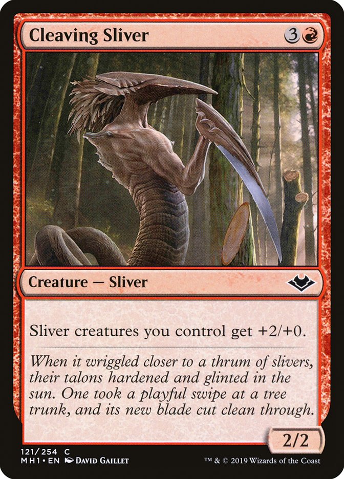 Cleaving Sliver [Modern Horizons] Magic: The Gathering
