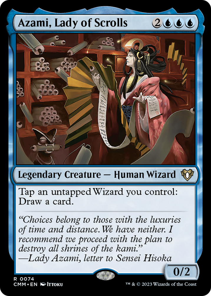 Azami, Lady of Scrolls [Commander Masters] Magic: The Gathering