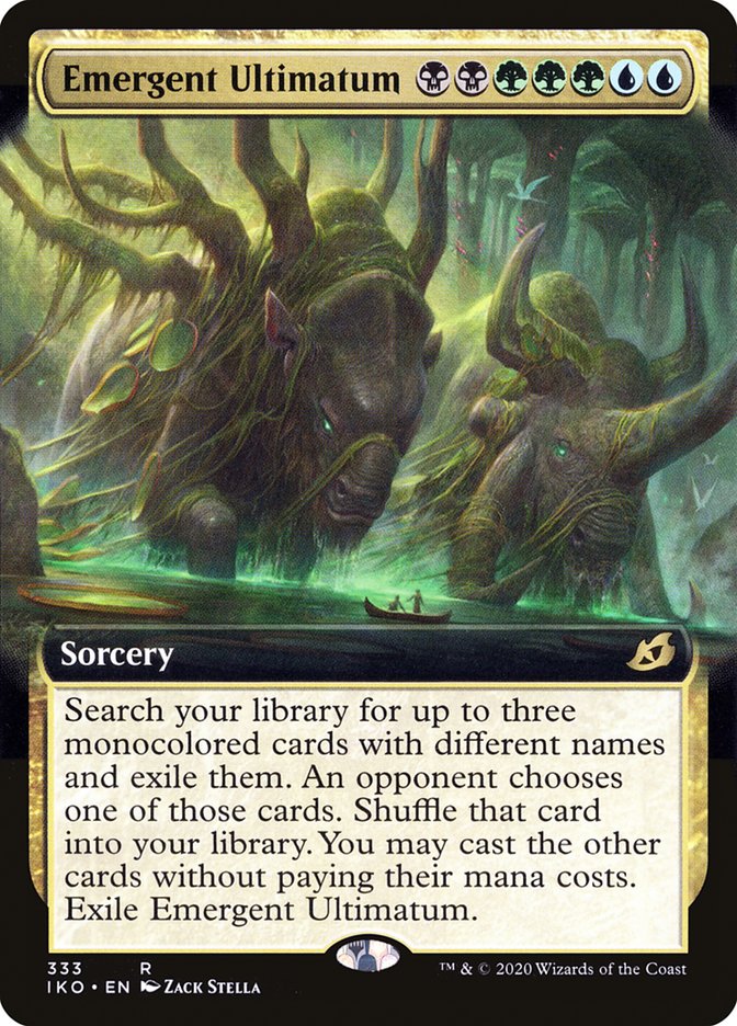 Emergent Ultimatum (Extended Art) [Ikoria: Lair of Behemoths] Magic: The Gathering