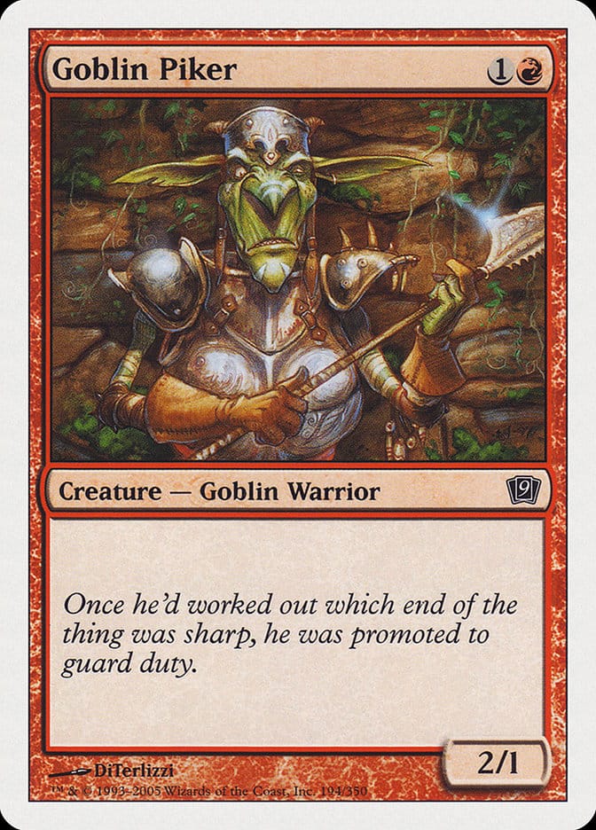 Goblin Piker [Ninth Edition] Magic: The Gathering