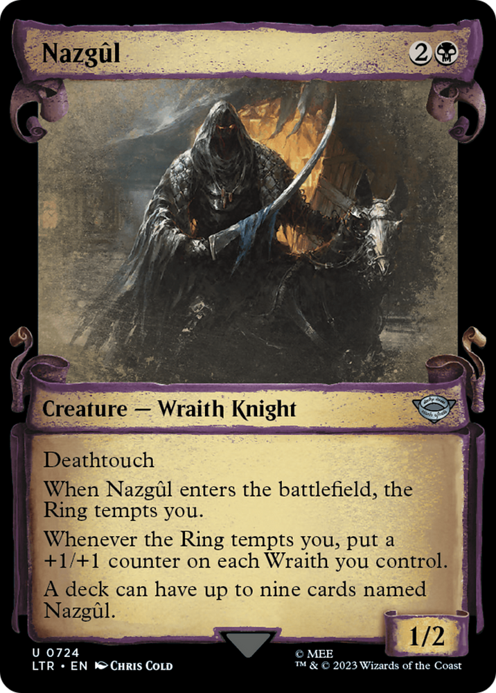 Nazgul (0724) [The Lord of the Rings: Tales of Middle-Earth Showcase Scrolls] Magic: The Gathering