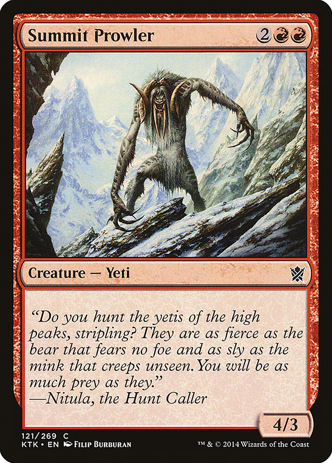 Summit Prowler [Khans of Tarkir] Magic: The Gathering