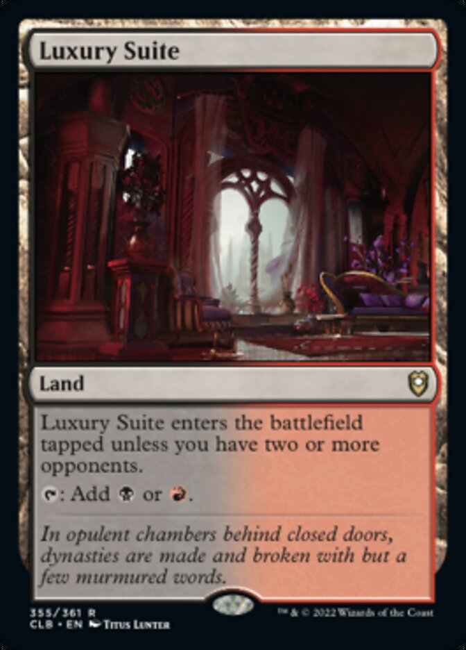 Luxury Suite [Commander Legends: Battle for Baldur's Gate] Magic: The Gathering