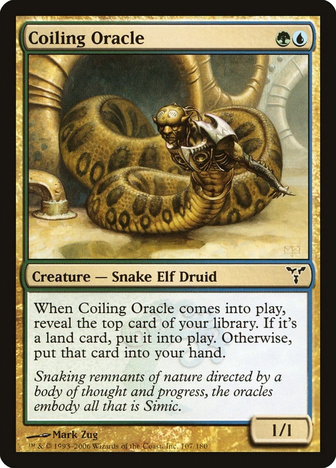 Coiling Oracle [Dissension] Magic: The Gathering