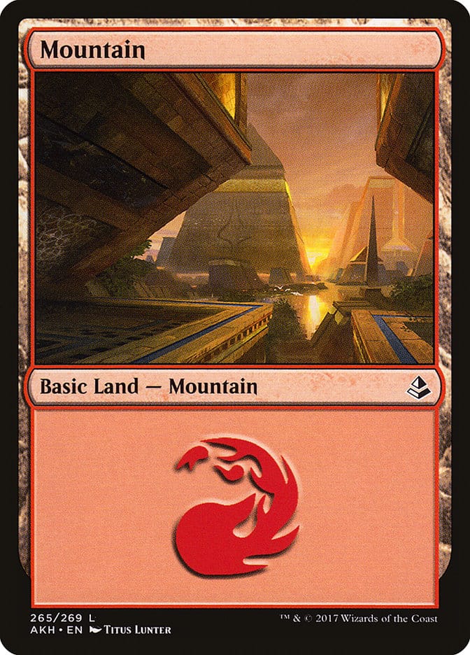 Mountain (265) [Amonkhet] Magic: The Gathering