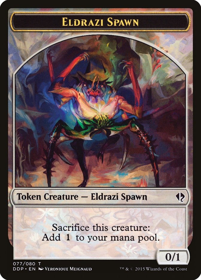 Eldrazi Spawn Token (077/080) [Duel Decks: Zendikar vs. Eldrazi] Magic: The Gathering