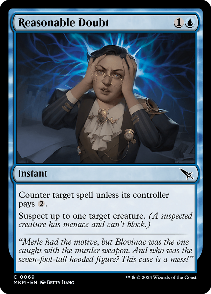 Reasonable Doubt [Murders at Karlov Manor] Magic: The Gathering