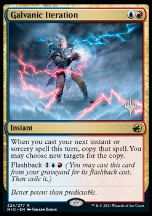 Galvanic Iteration (Promo Pack) [Innistrad: Midnight Hunt Promos] Magic: The Gathering