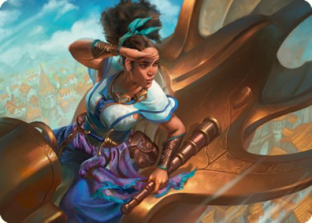 Talas Lookout Art Card [Dominaria United Art Series] Magic: The Gathering
