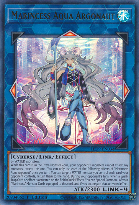 Marincess Aqua Argonaut [LED9-EN034] Ultra Rare - Yugioh Cards For Your TCG Needs!