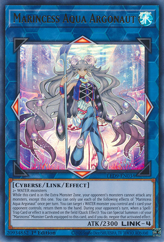 Marincess Aqua Argonaut [LED9-EN034] Ultra Rare - Yugioh Cards For Your TCG Needs!