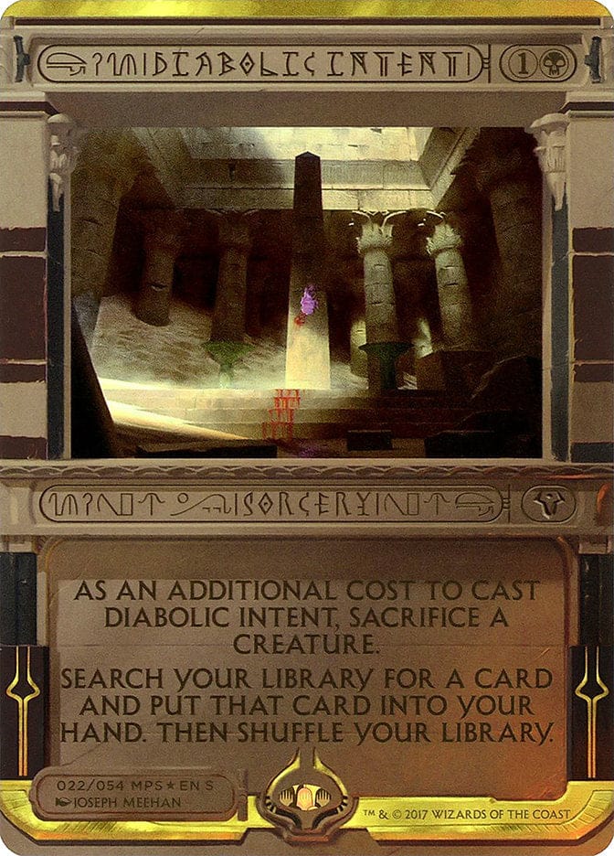 Diabolic Intent (Invocation) [Amonkhet Invocations] Magic: The Gathering