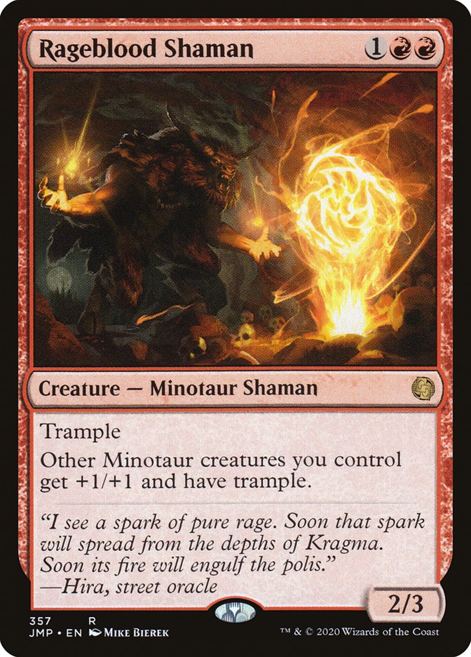 Rageblood Shaman [Jumpstart] Magic: The Gathering