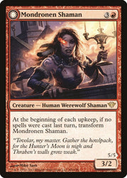 Mondronen Shaman // Tovolar's Magehunter [Dark Ascension] Magic: The Gathering
