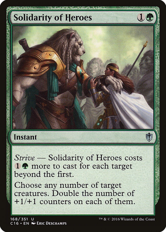 Solidarity of Heroes [Commander 2016] Magic: The Gathering