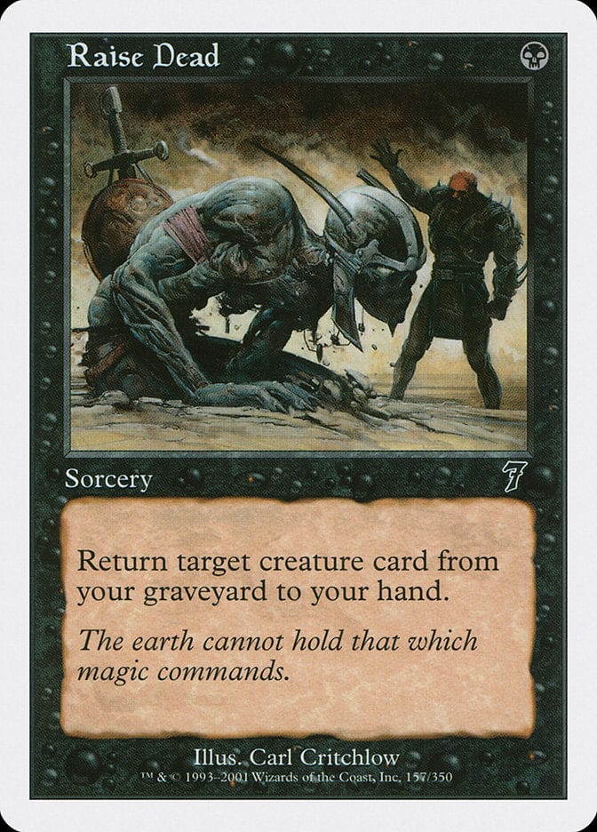 Raise Dead [Seventh Edition] Magic: The Gathering