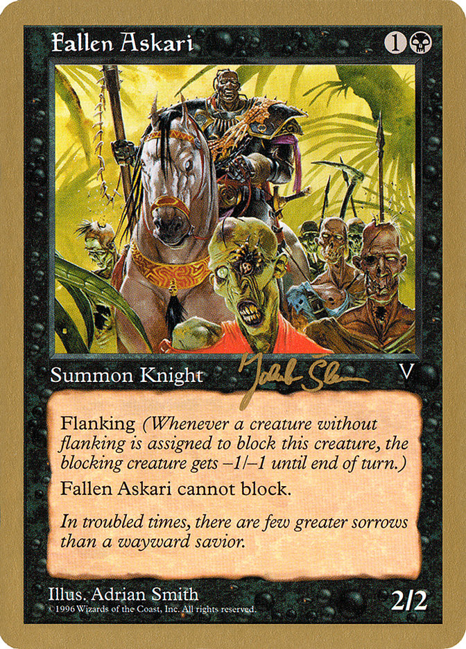 Fallen Askari (Jakub Slemr) [World Championship Decks 1997] Magic: The Gathering