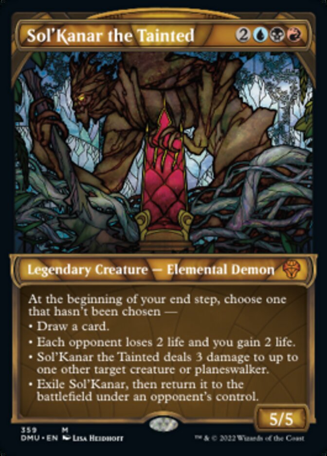 Sol'Kanar the Tainted (Showcase Textured) [Dominaria United] Magic: The Gathering
