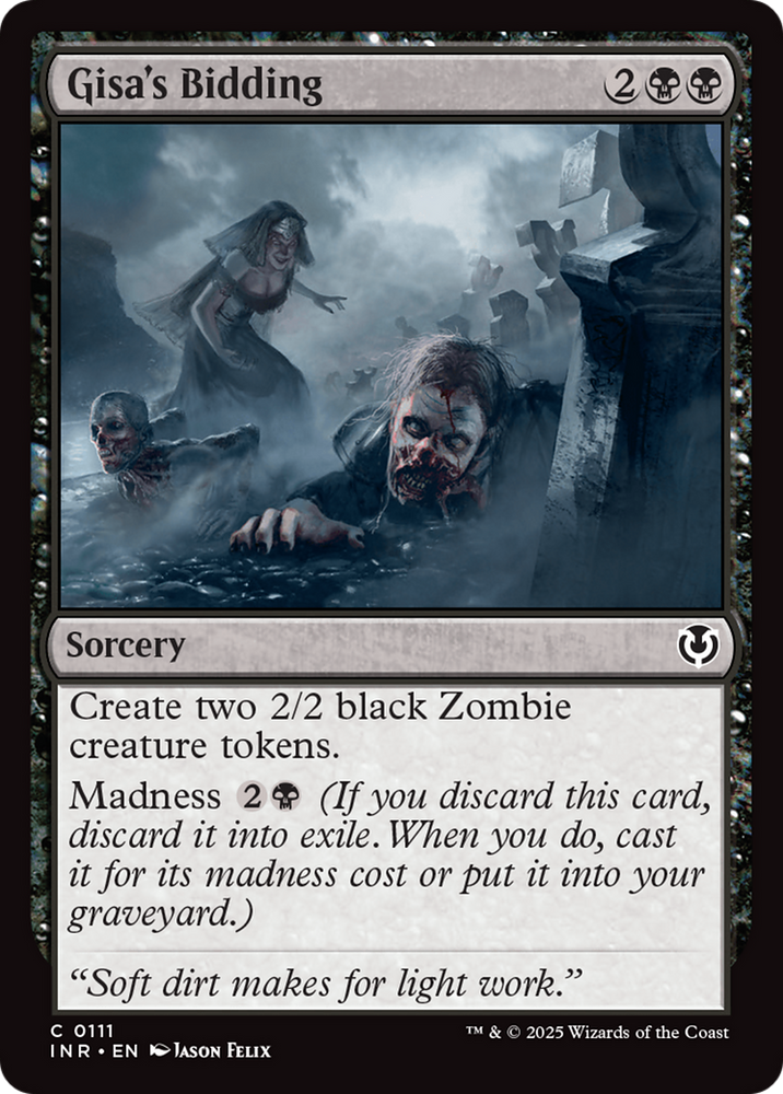 Gisa's Bidding [Innistrad Remastered] Magic: The Gathering
