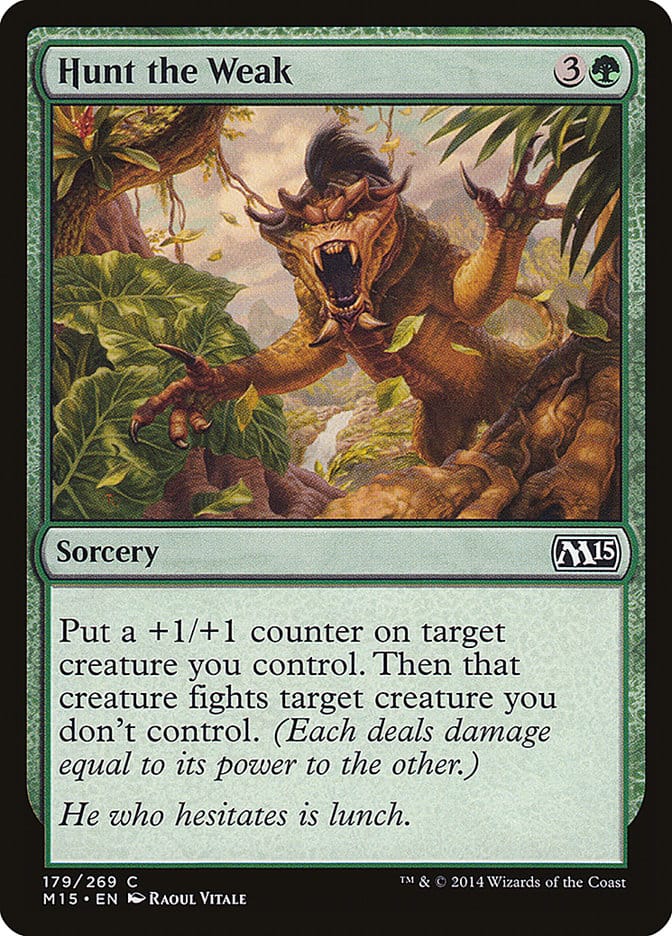 Hunt the Weak [Magic 2015] Magic: The Gathering