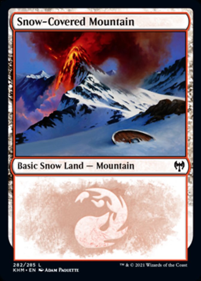 Snow-Covered Mountain (282) [Kaldheim] Magic: The Gathering