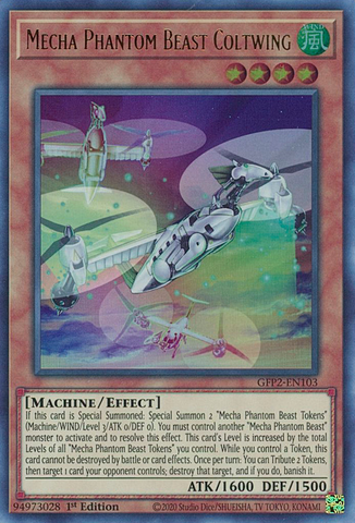 Mecha Phantom Beast Coltwing [GFP2-EN103] Ultra Rare - Yugioh Cards For Your TCG Needs!