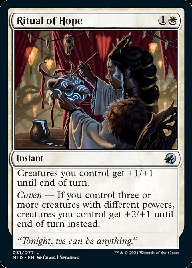 Ritual of Hope [Innistrad: Midnight Hunt] Magic: The Gathering