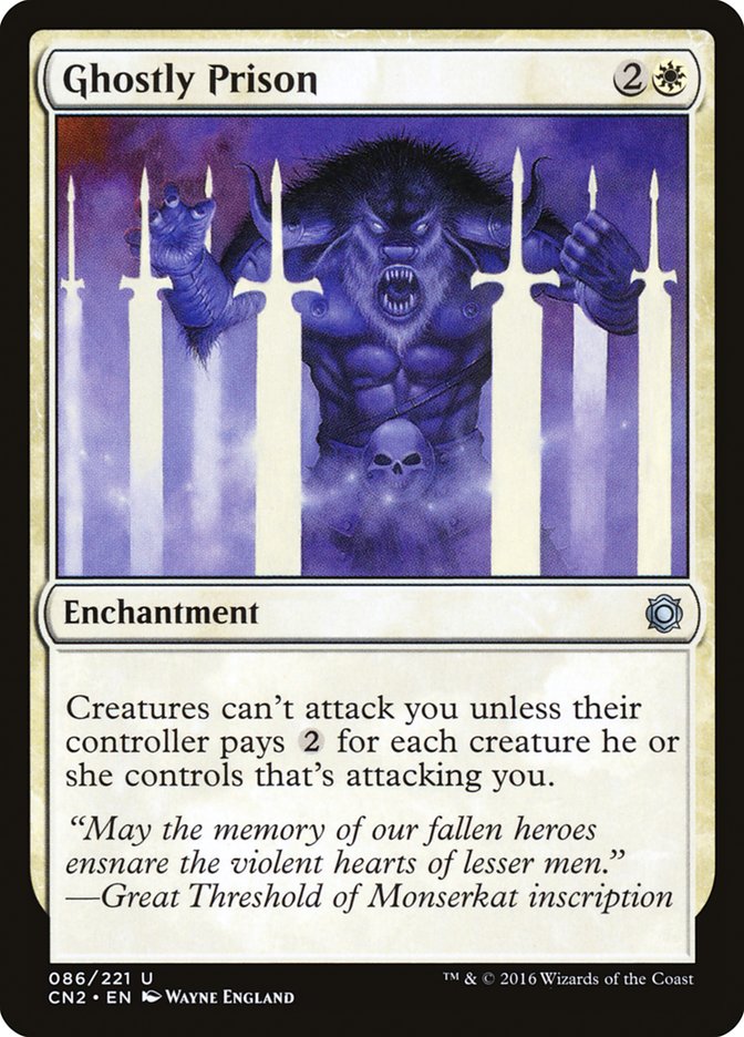 Ghostly Prison [Conspiracy: Take the Crown] Magic: The Gathering