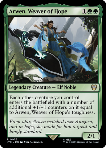 Arwen, Weaver of Hope [The Lord of the Rings: Tales of Middle-Earth Commander] Magic: The Gathering