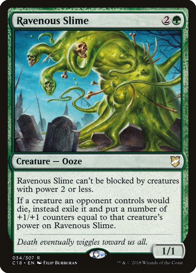 Ravenous Slime [Commander 2018] Magic: The Gathering