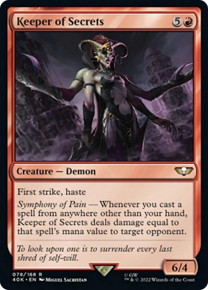 Keeper of Secrets [Warhammer 40,000] Magic: The Gathering