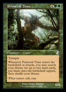 Primeval Titan (Timeshifted) [Time Spiral Remastered] Magic: The Gathering