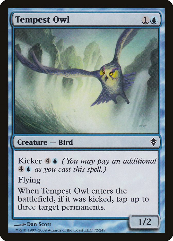 Tempest Owl [Zendikar] Magic: The Gathering