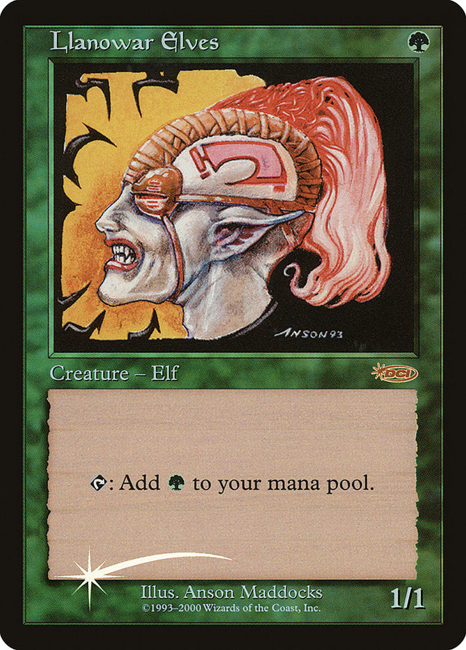 Llanowar Elves [Friday Night Magic 2000] Magic: The Gathering