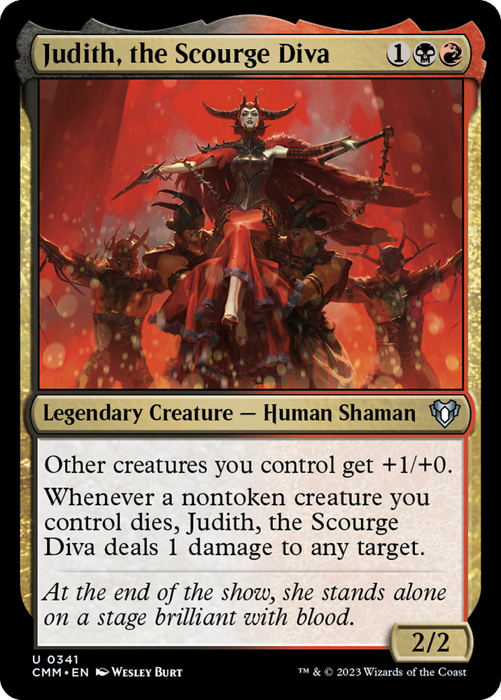 Judith, the Scourge Diva [Commander Masters] Magic: The Gathering