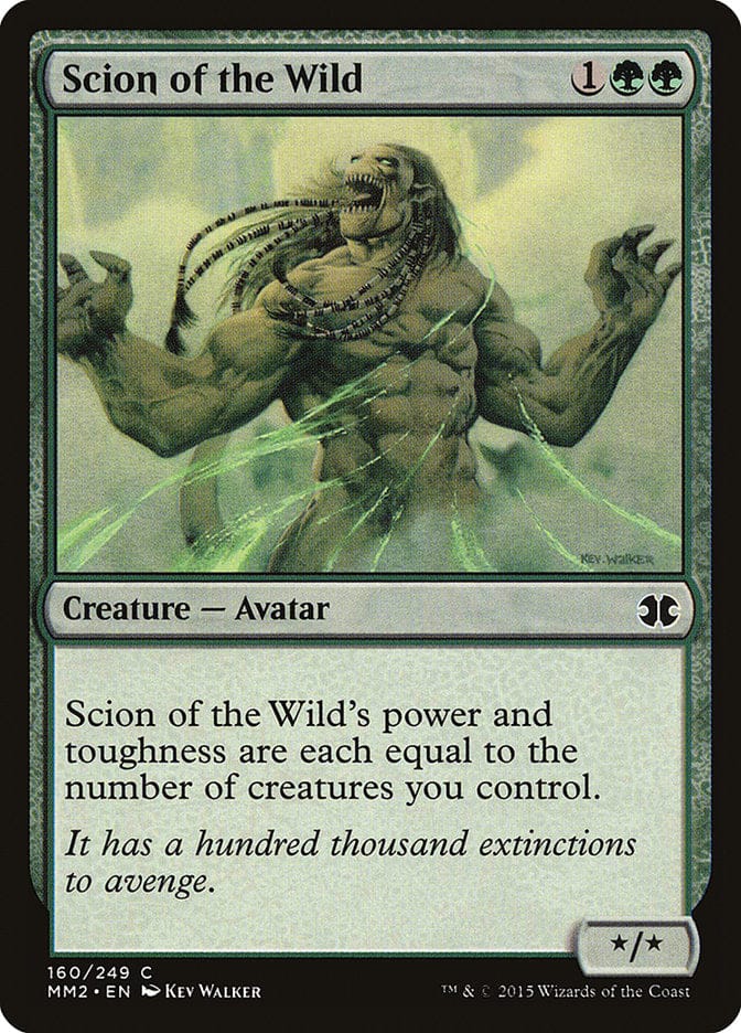 Scion of the Wild [Modern Masters 2015] Magic: The Gathering