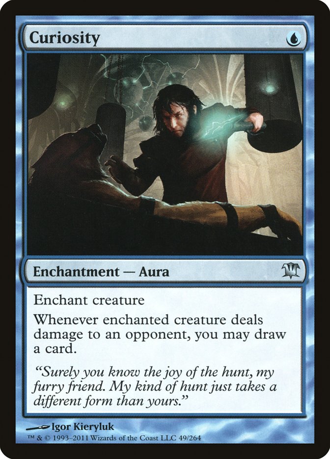 Curiosity [Innistrad] Magic: The Gathering