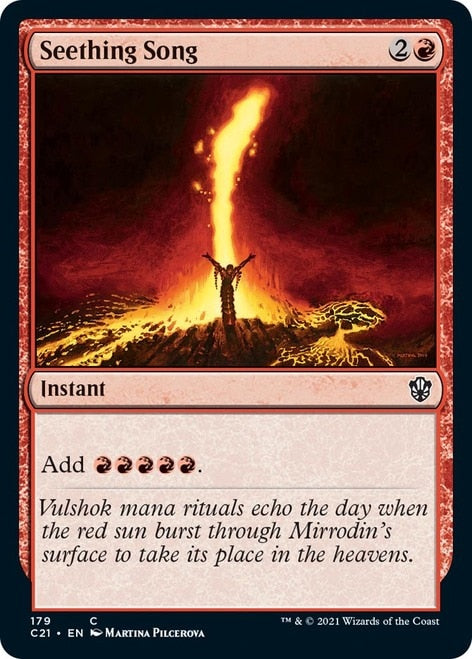 Seething Song [Commander 2021] Magic: The Gathering