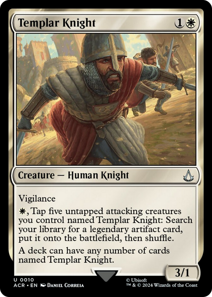 Templar Knight [Assassin's Creed] Magic: The Gathering