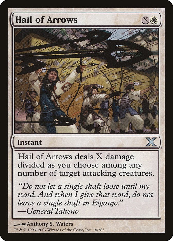 Hail of Arrows [Tenth Edition] Magic: The Gathering
