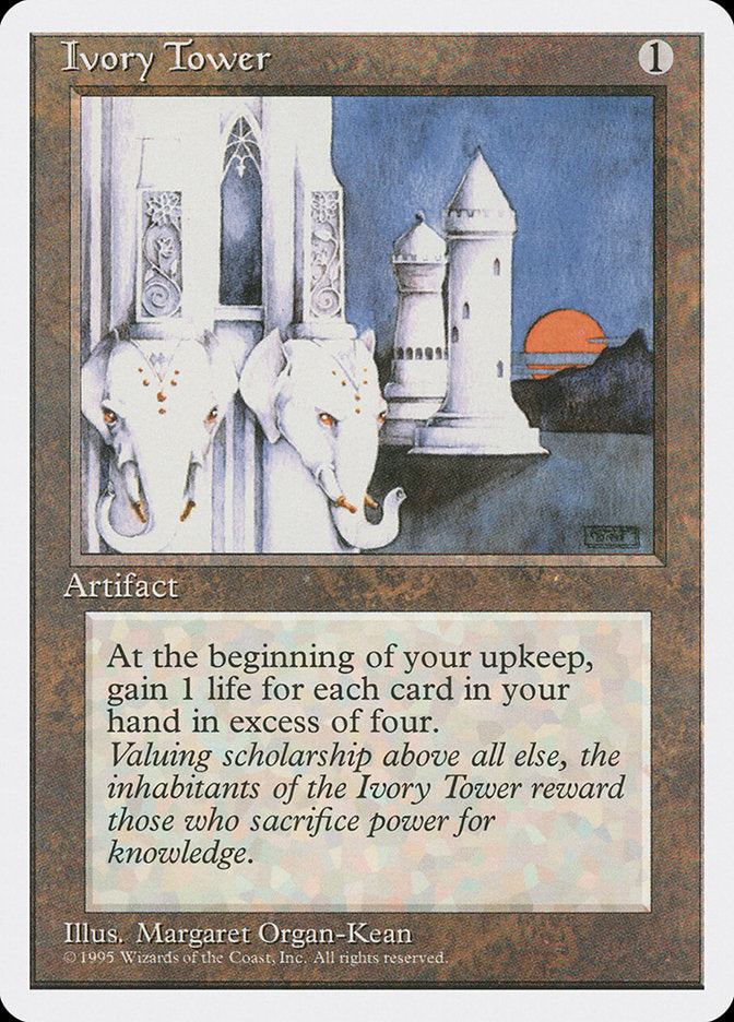 Ivory Tower [Fourth Edition] Magic: The Gathering