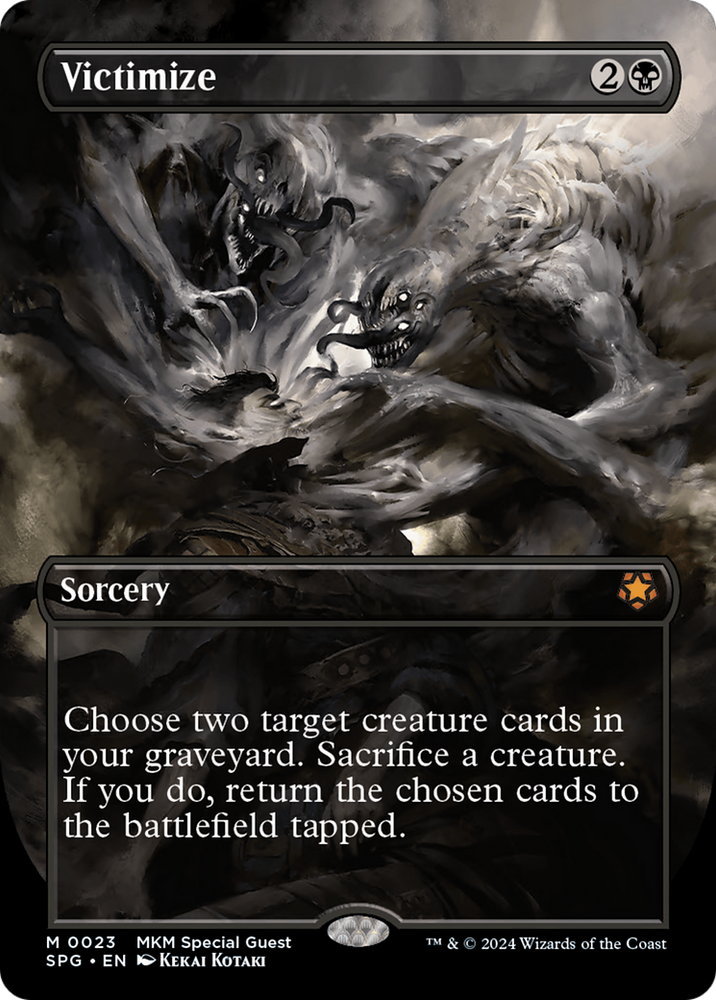 Victimize (Borderless) [Murders at Karlov Manor Special Guests] Magic: The Gathering