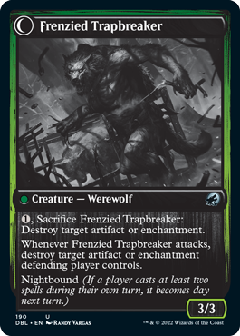 Outland Liberator // Frenzied Trapbreaker [Innistrad: Double Feature] Magic: The Gathering