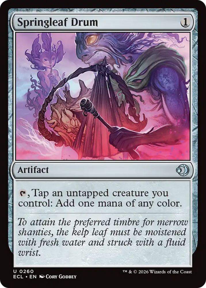 Springleaf Drum [Lorwyn Eclipsed] Magic: The Gathering