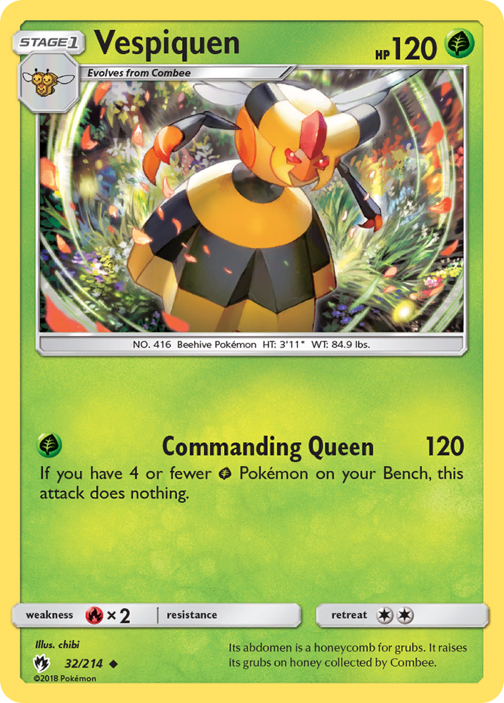 Vespiquen (32/214) [Sun & Moon: Lost Thunder] Pokémon