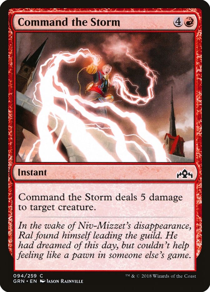 Command the Storm [Guilds of Ravnica] Magic: The Gathering